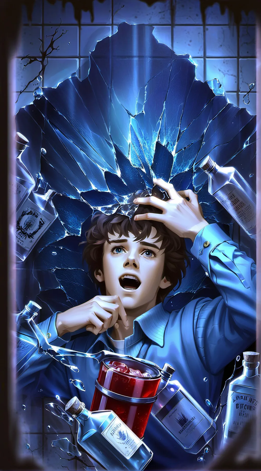 ai character: stranger things background