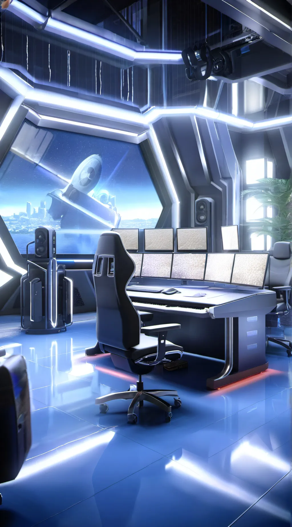 ai character: Sister Location background