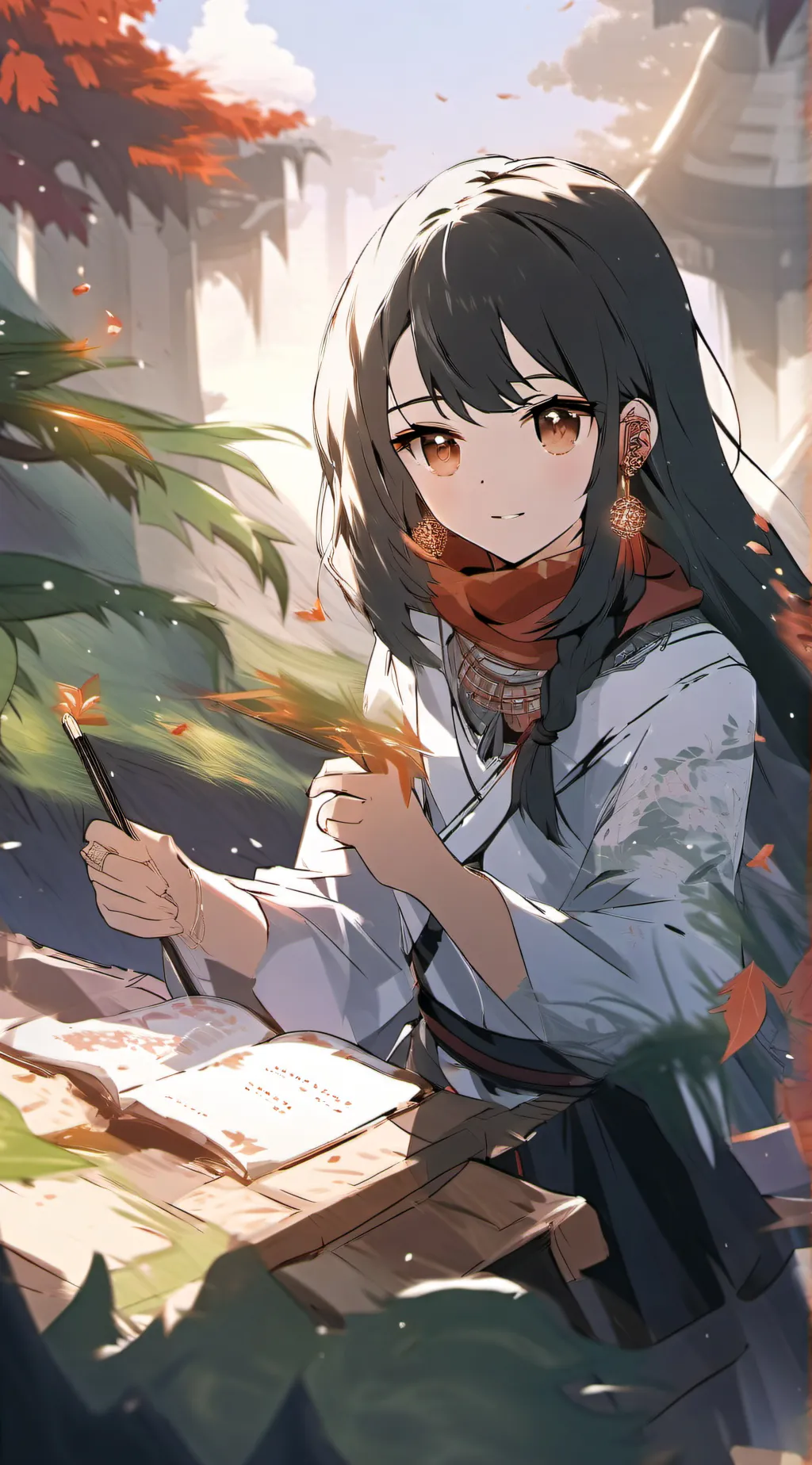 ai character: smilling critters background