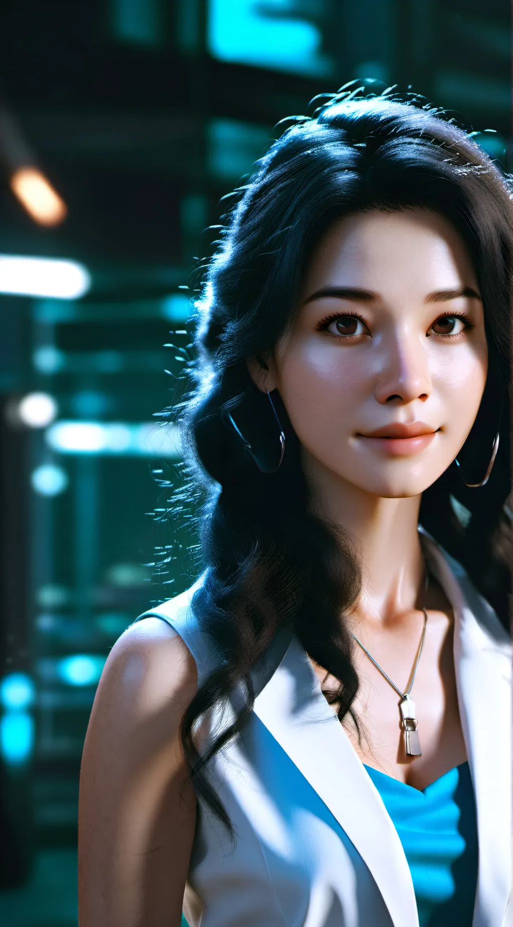 ai character: doctor meet  background