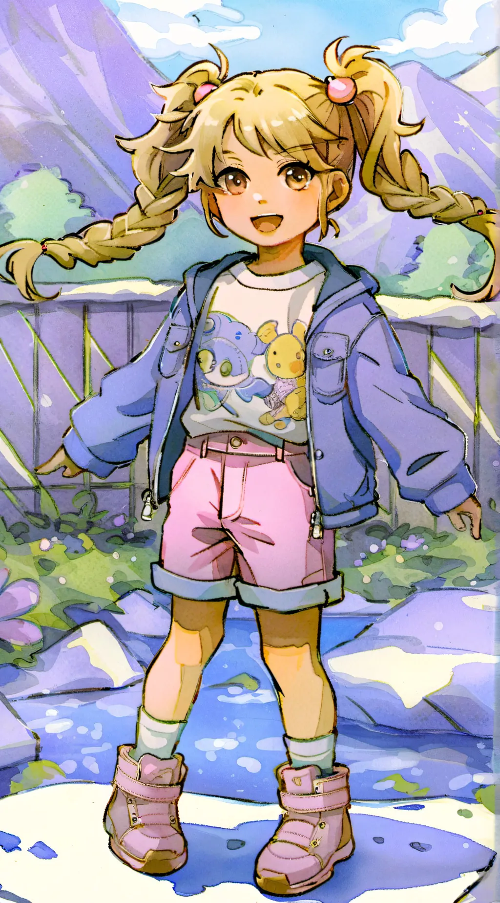 ai character: Baby Hazel background