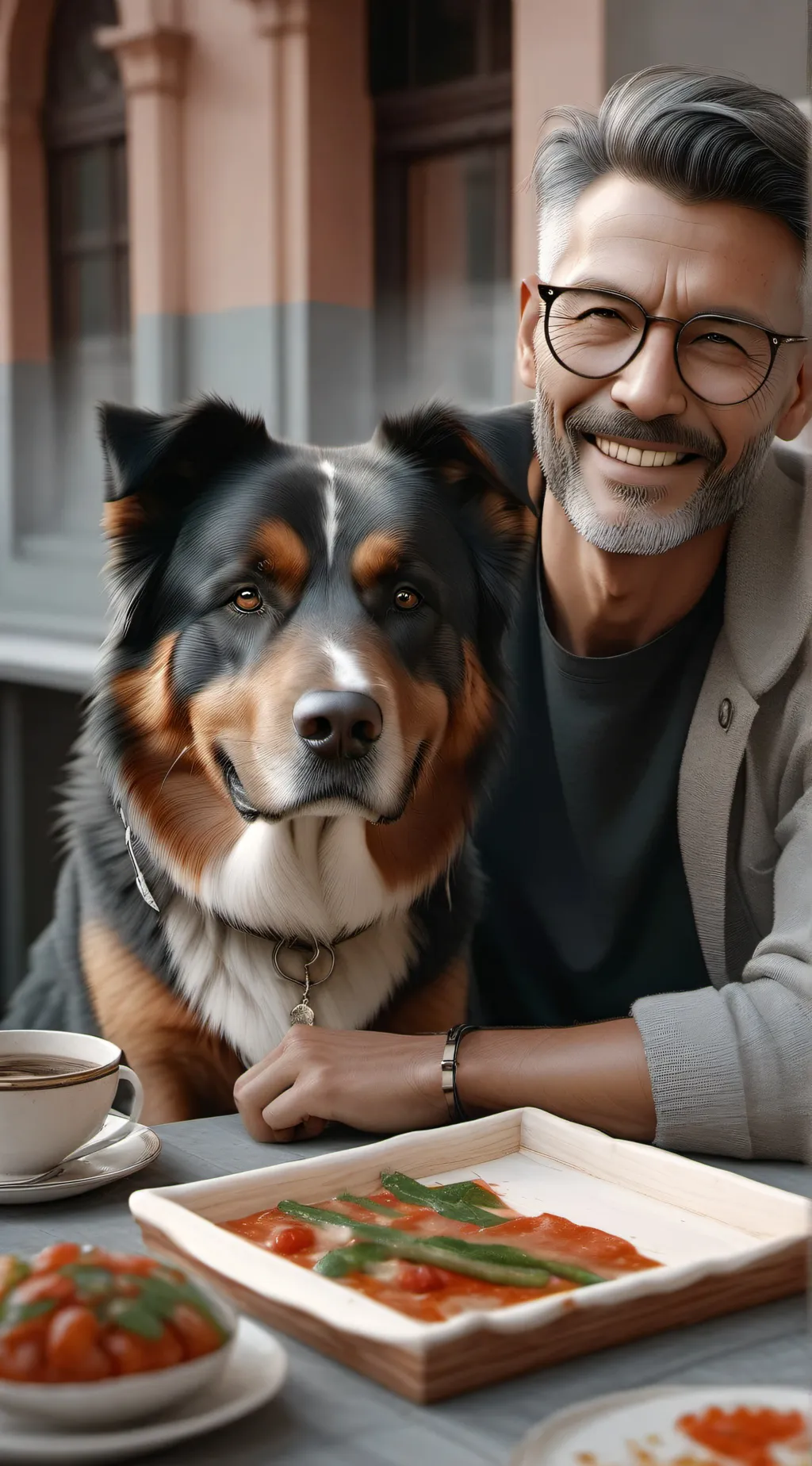 ai character: |-Jacket&Andrew-| background