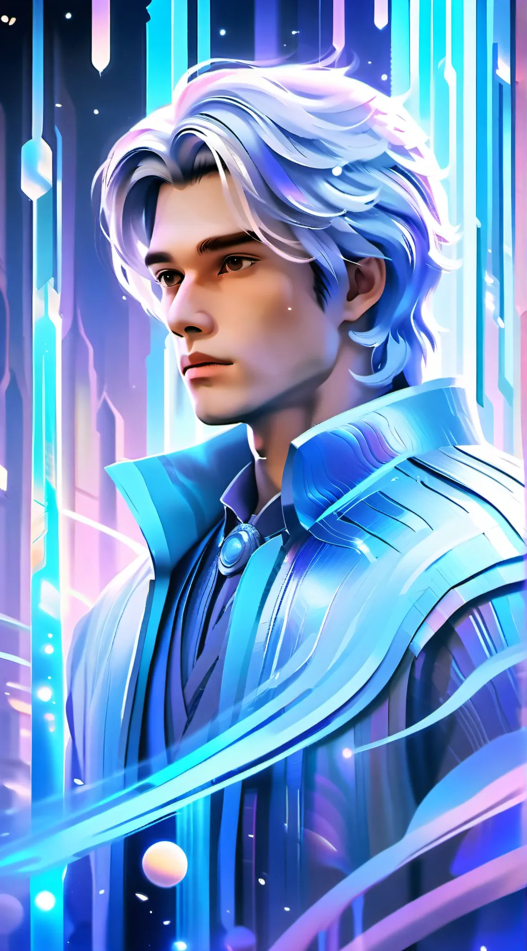 ai character: Cameron Boyce  background