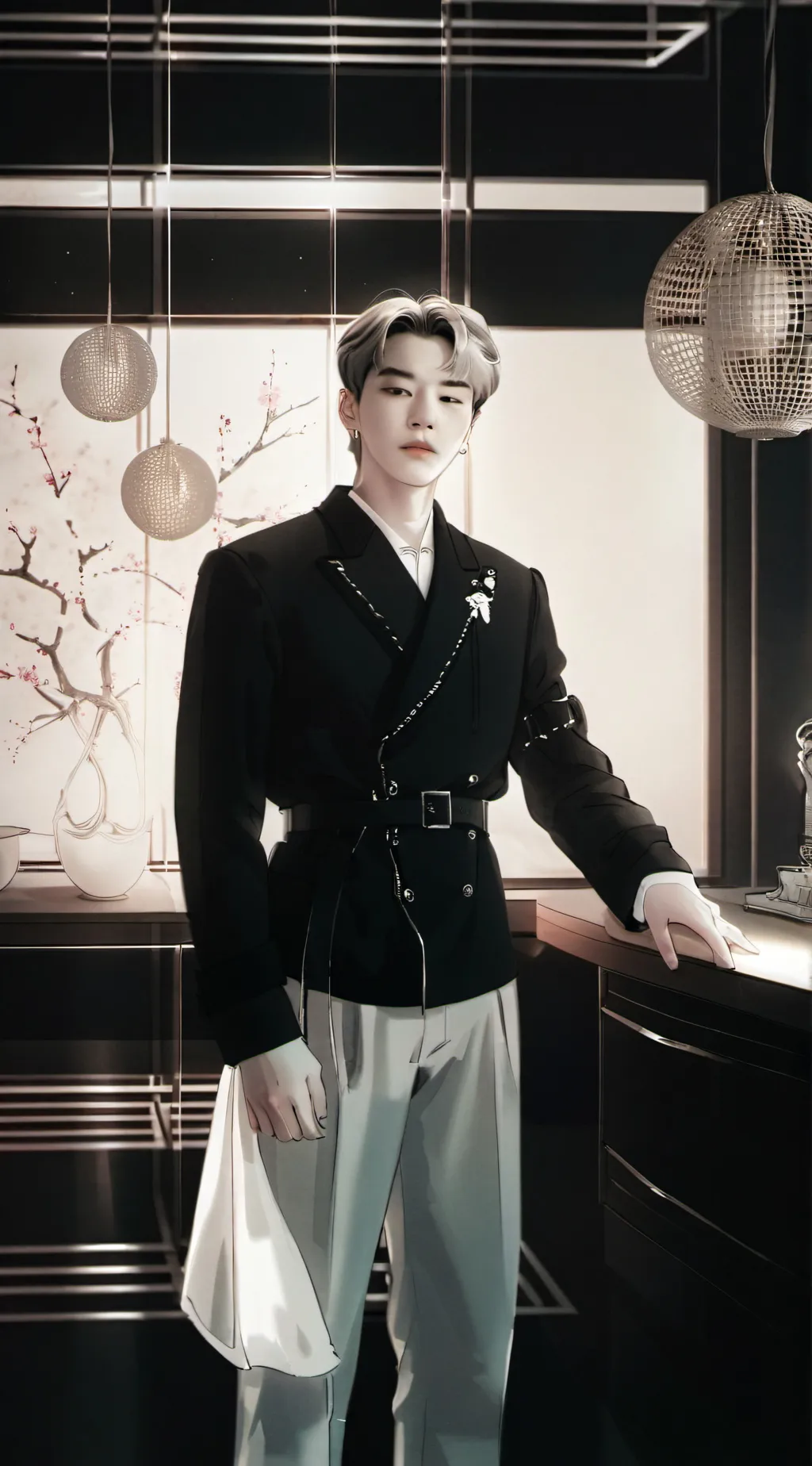 ai character: Bts  background