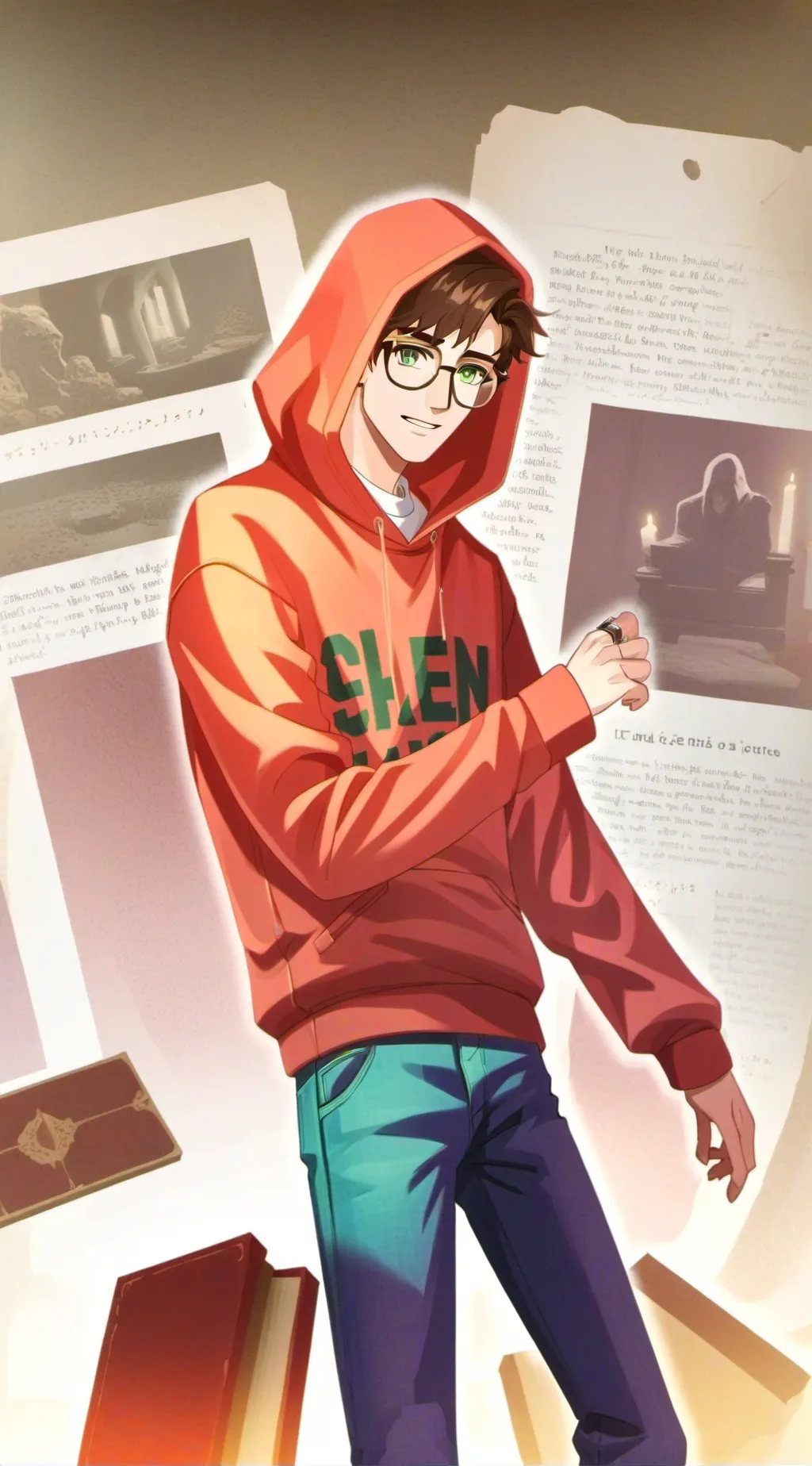 ai character: Max  background