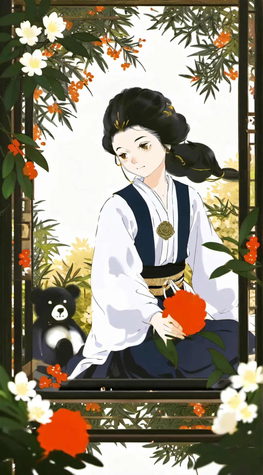 ai character: alana mayhei💗💕💗💕💗💕 background