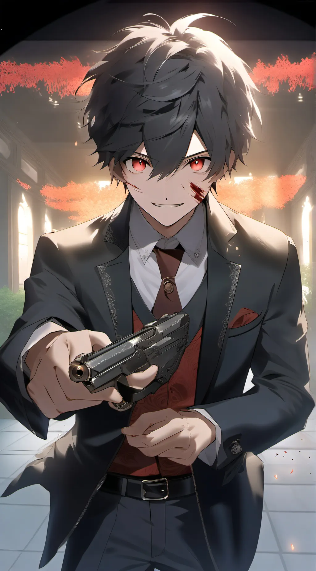 ai character: Mafia man background