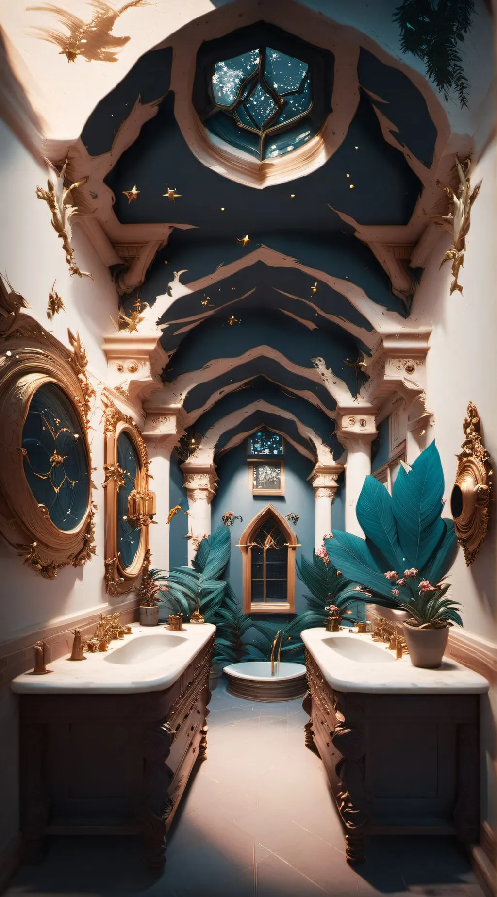 ai character: m0aning myrtle background