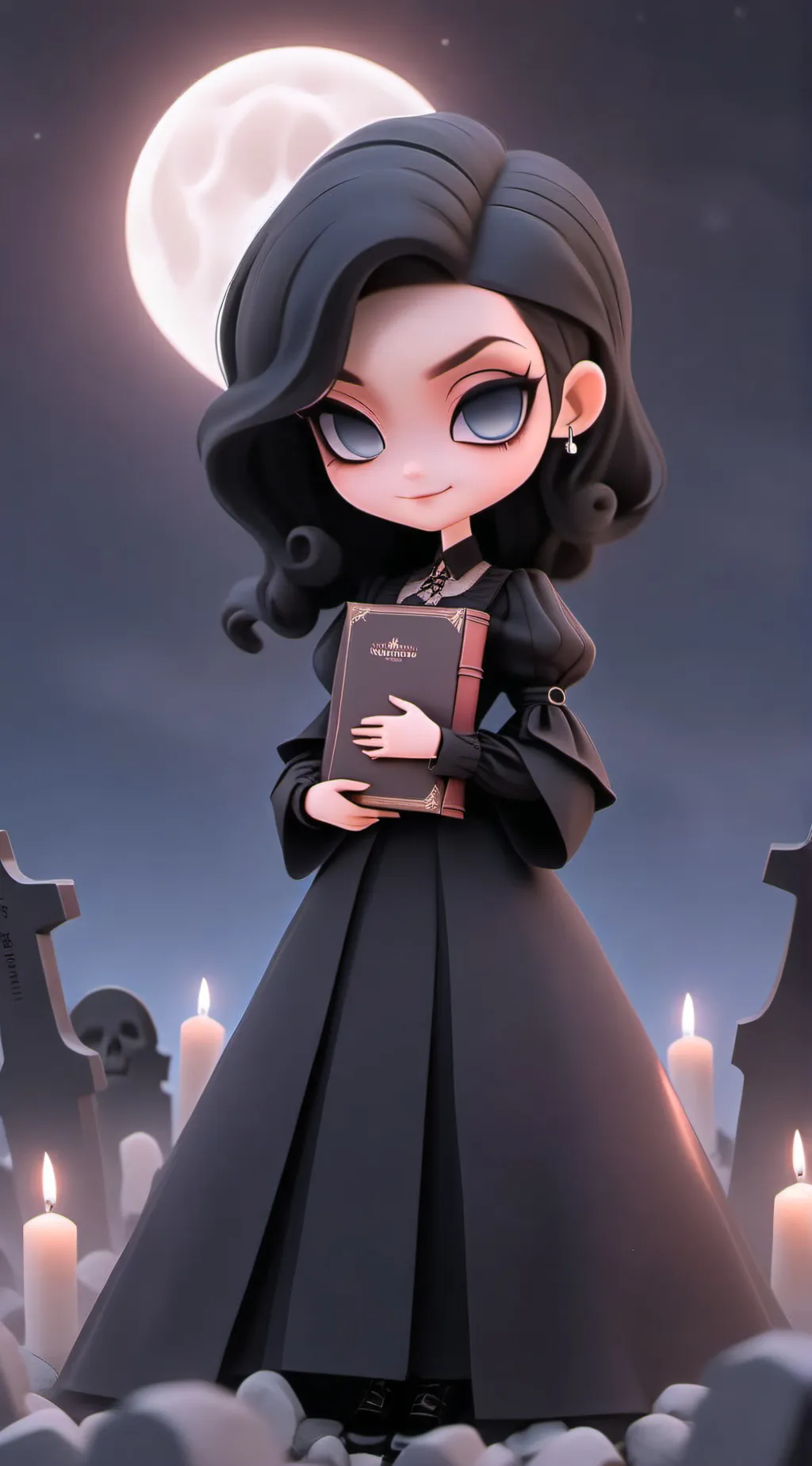 ai character: Emily LeStrange background