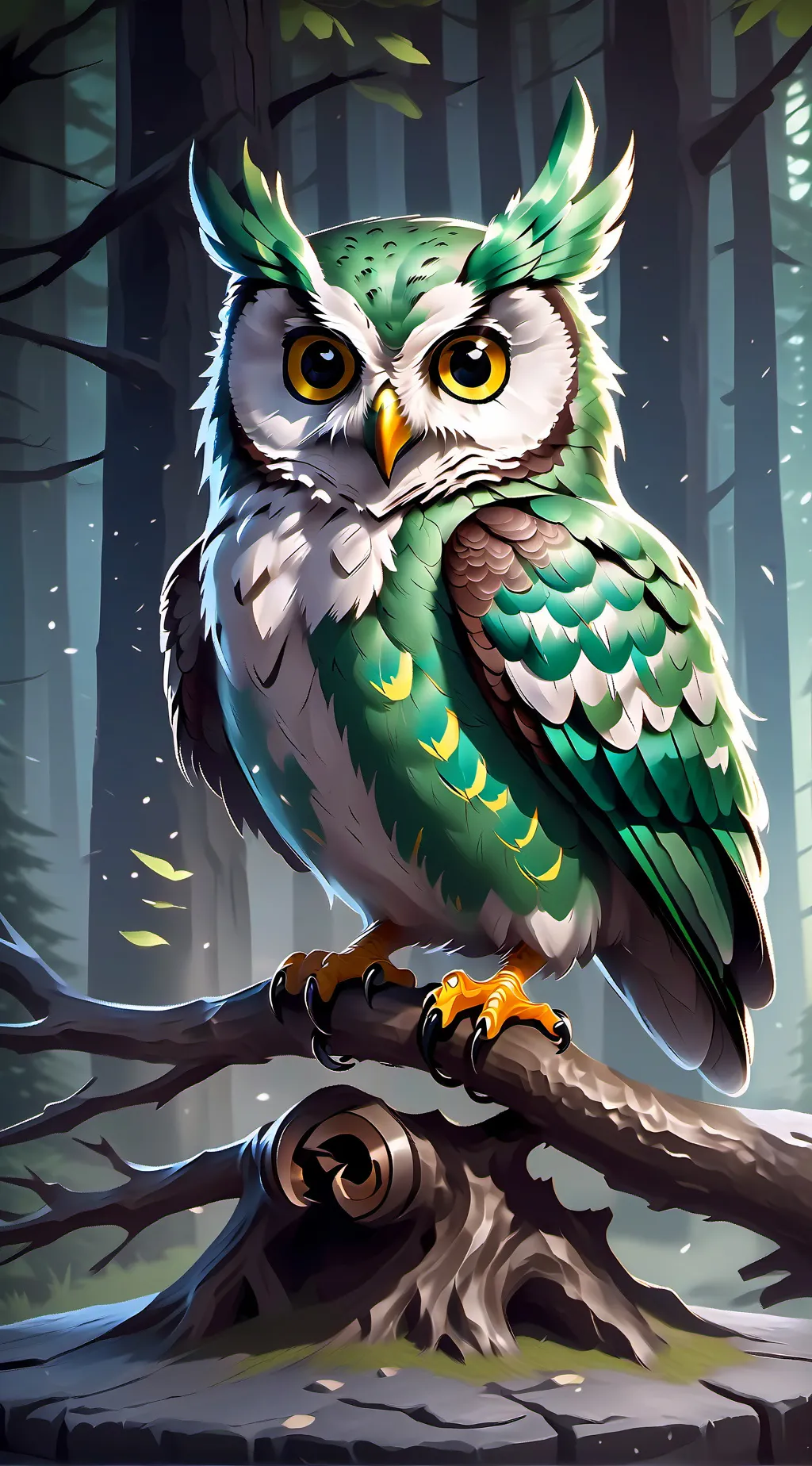 ai character: DUOLINGO👹 background