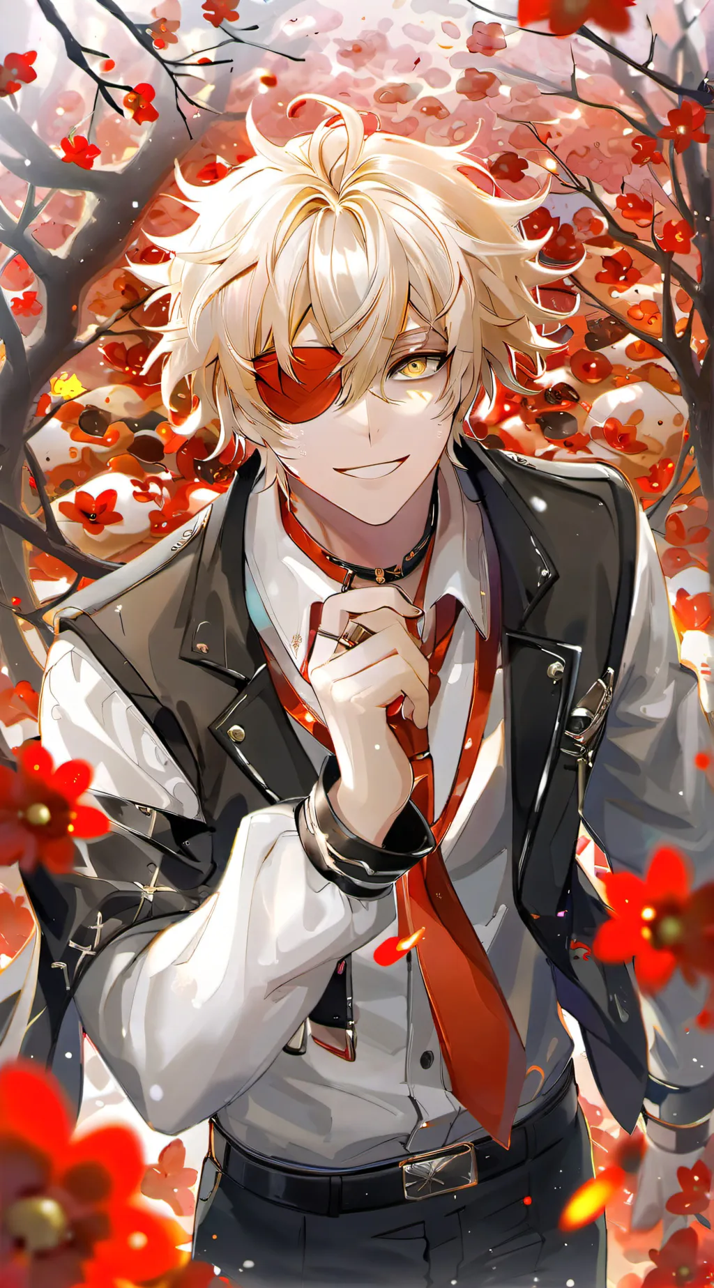 ai character: Bakugo  background