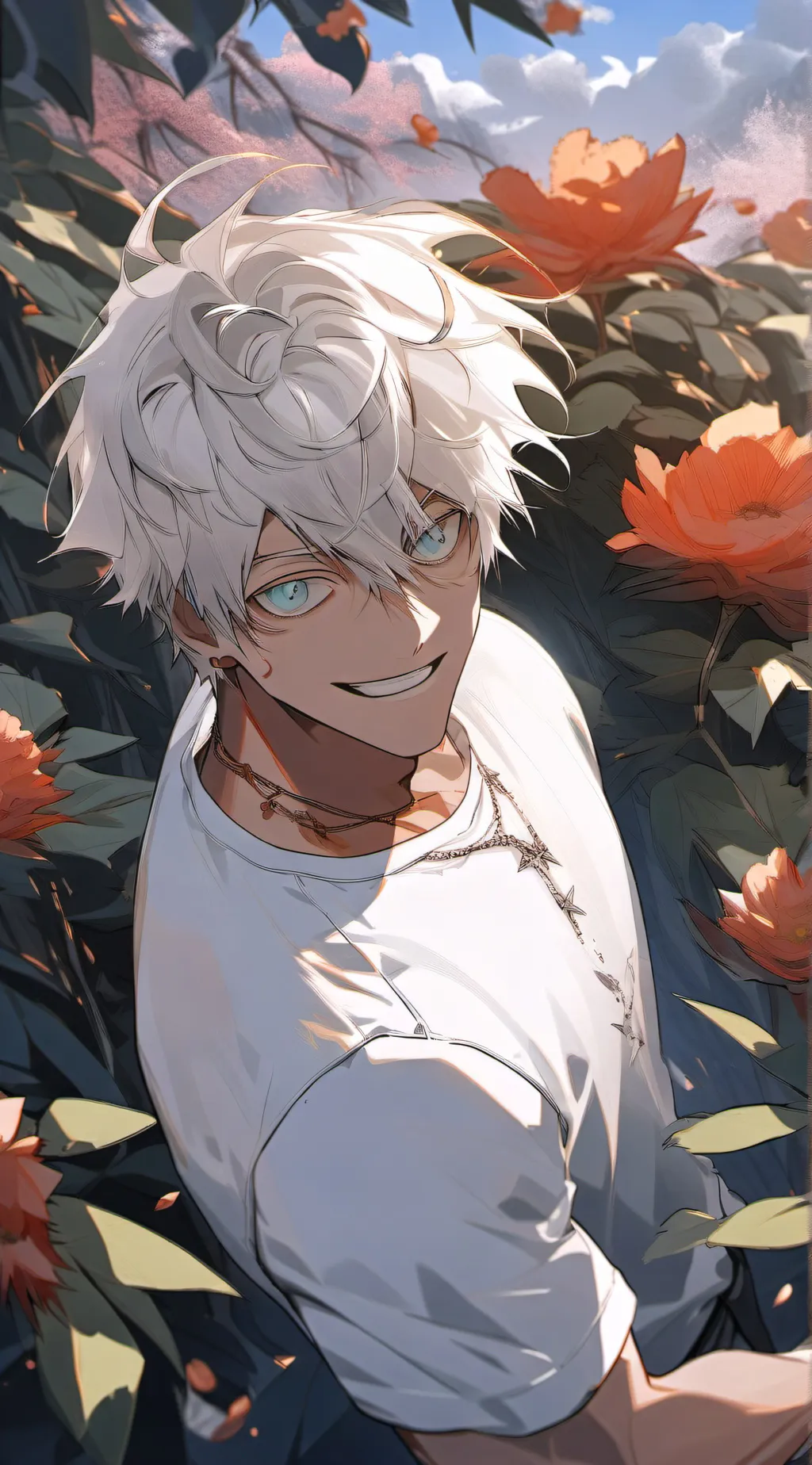 ai character: Gojo  background