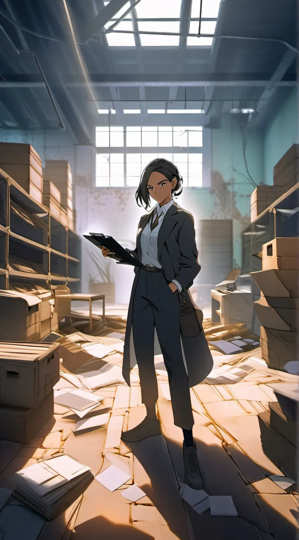 ai character: Korie Banter  background