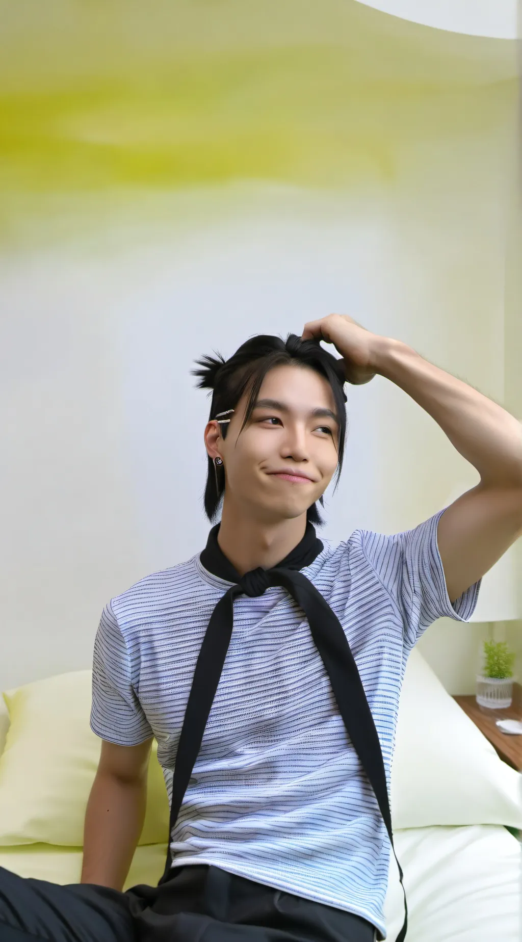 ai character: ✨️Hwang Hyunjin✨️ background