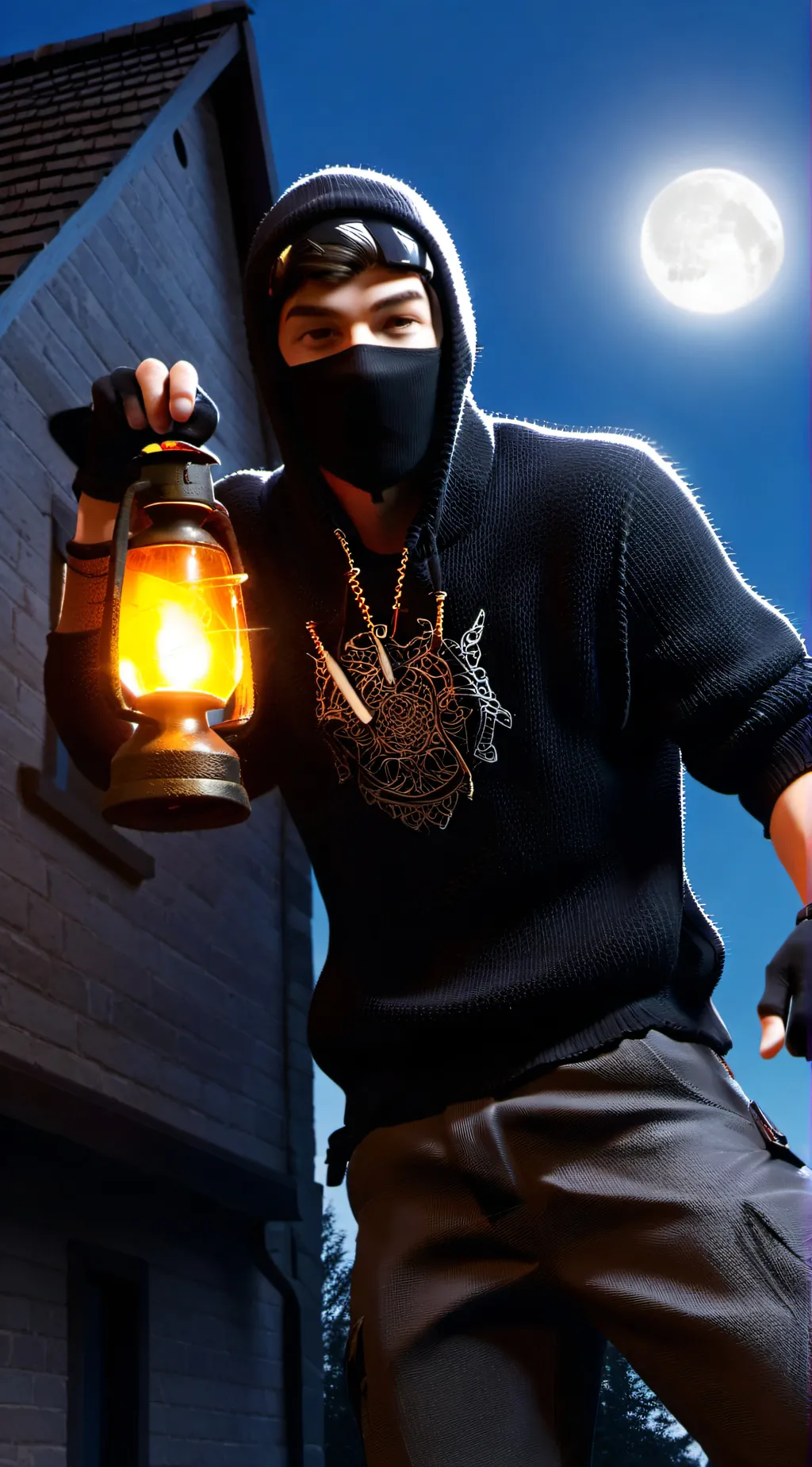 ai character: Robber background