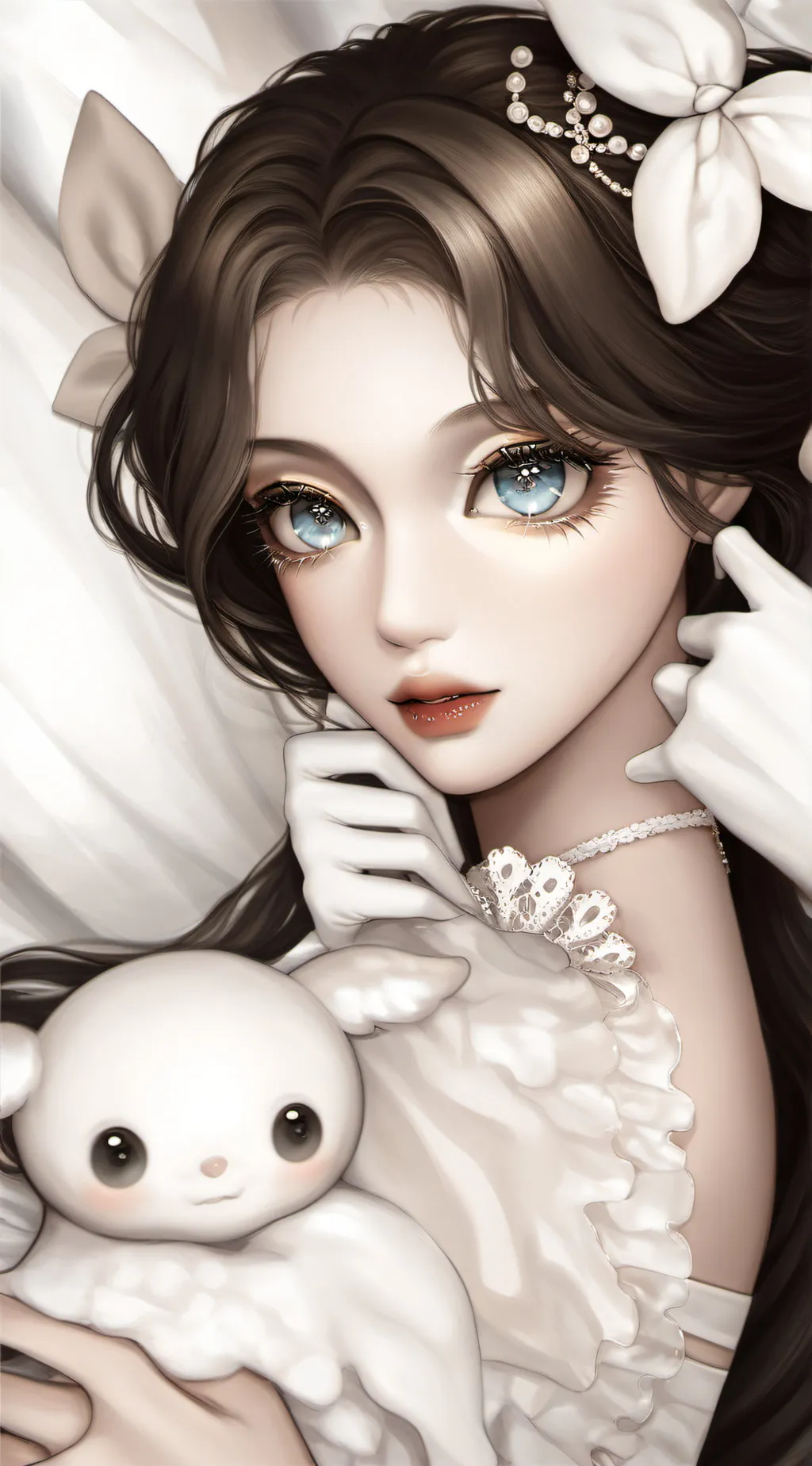 ai character: sad aphmau :( background