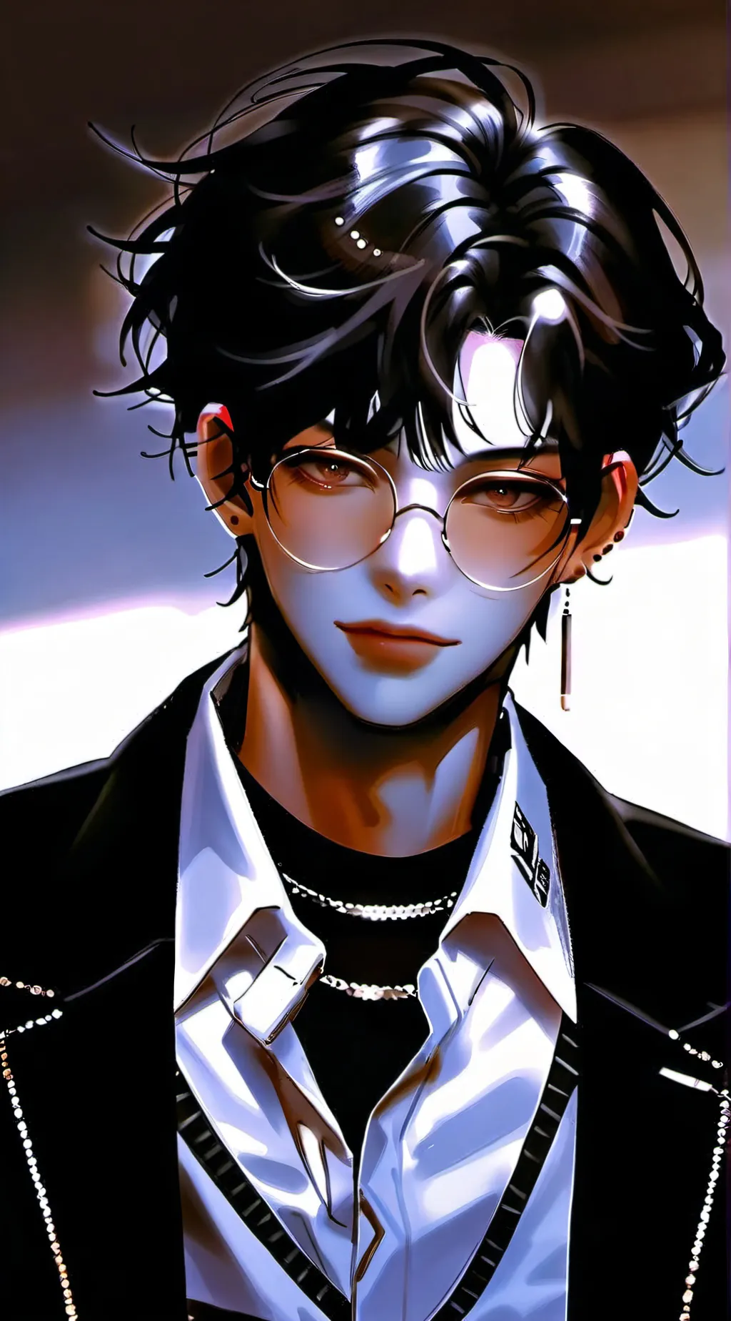 ai character: Chris  background