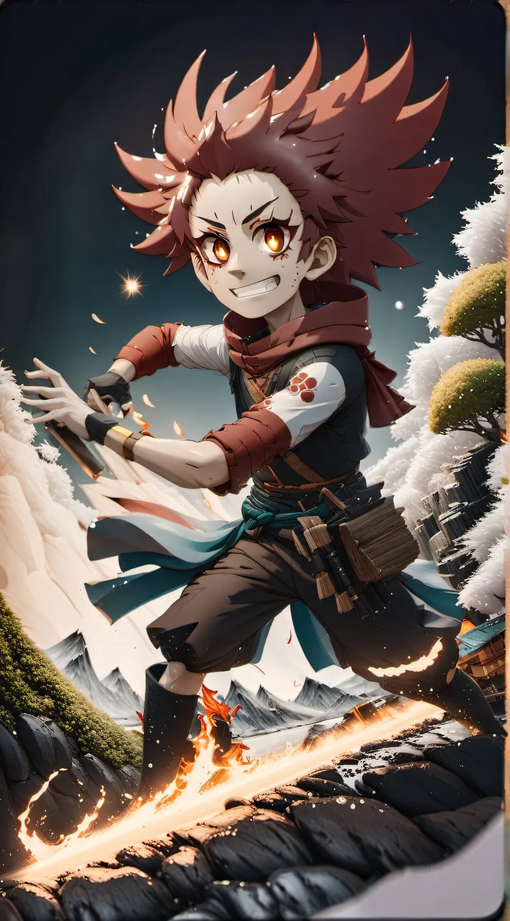 ai character: kirishima background