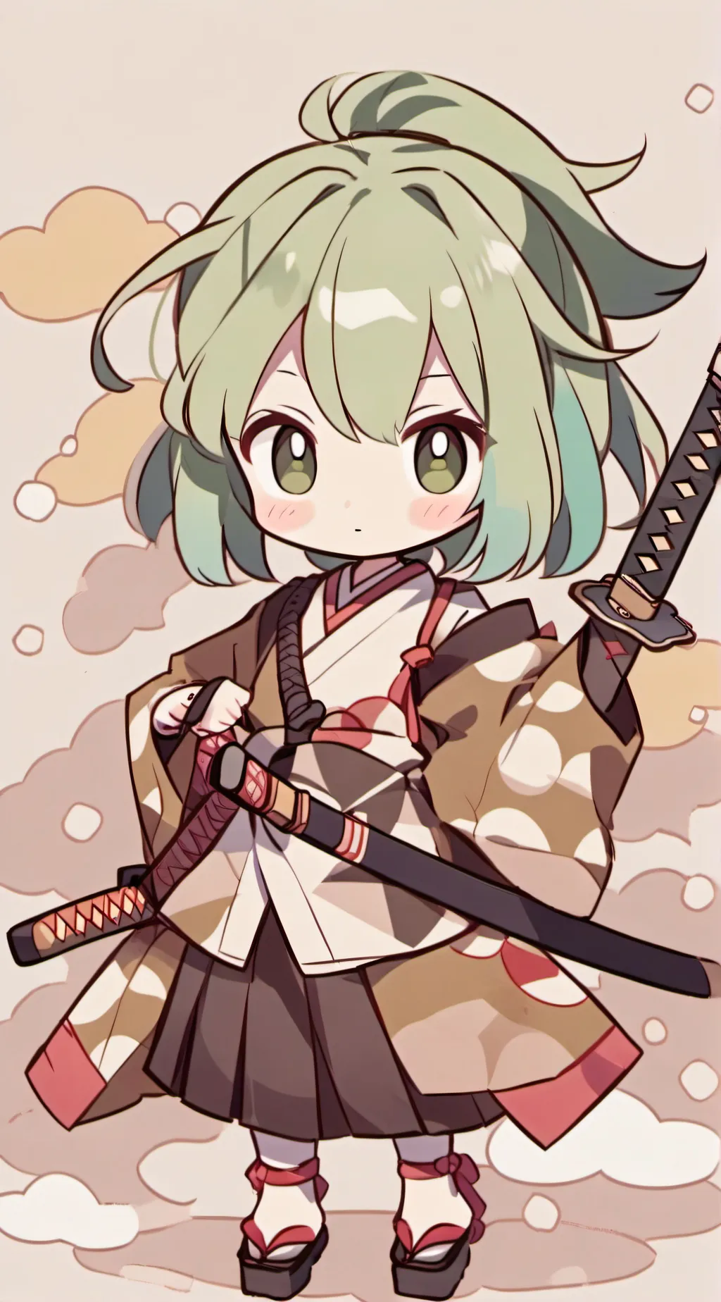 ai character: Kaede background