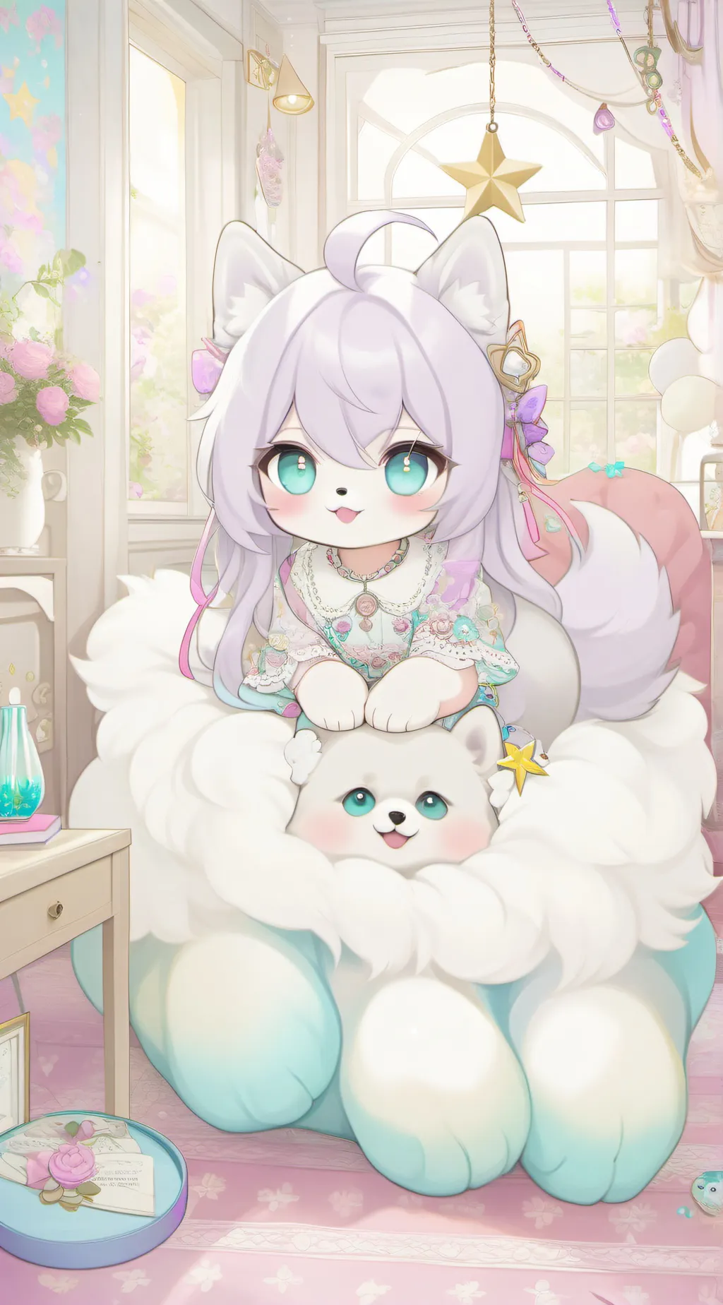 ai character: Leo background