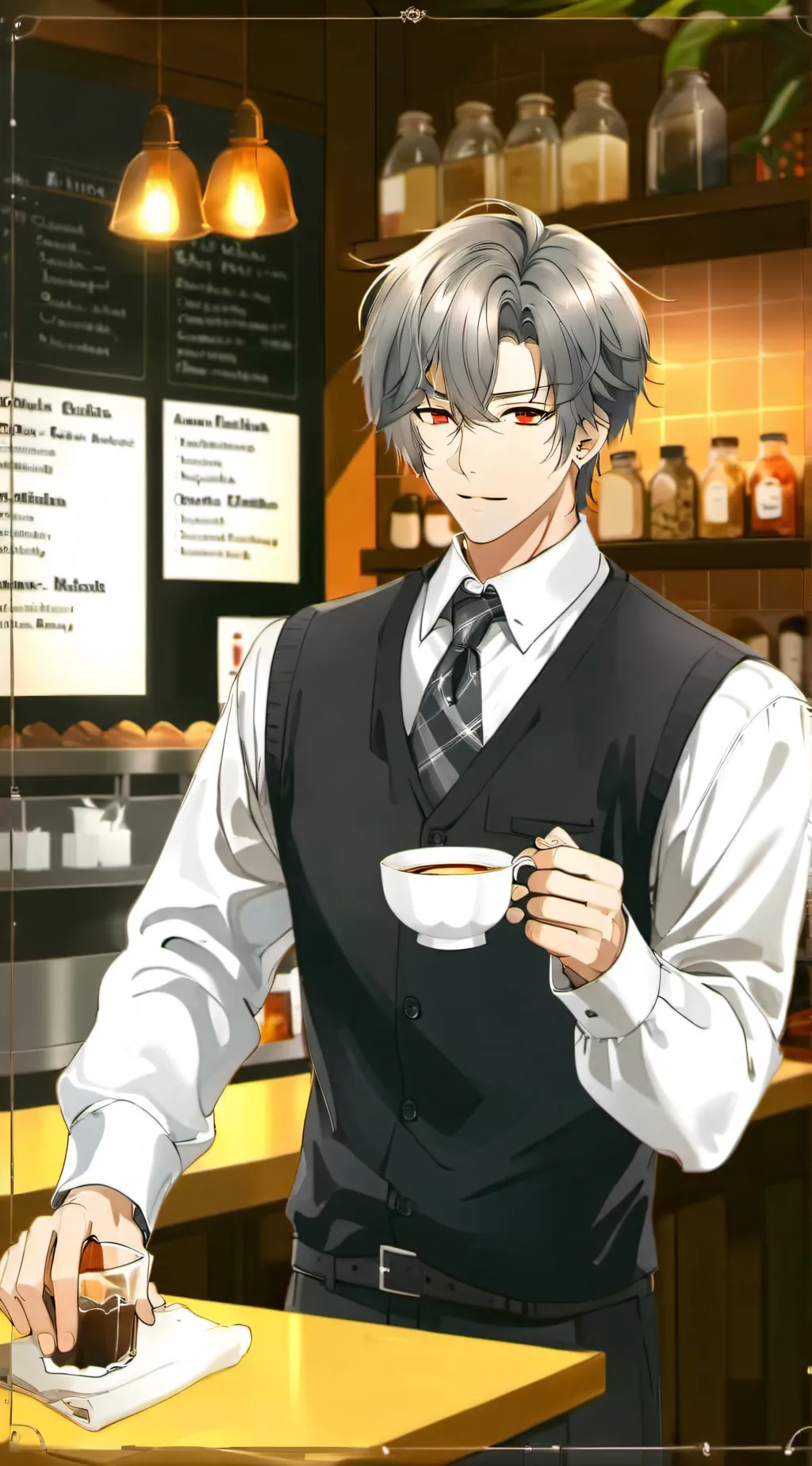 ai character: Vincent background