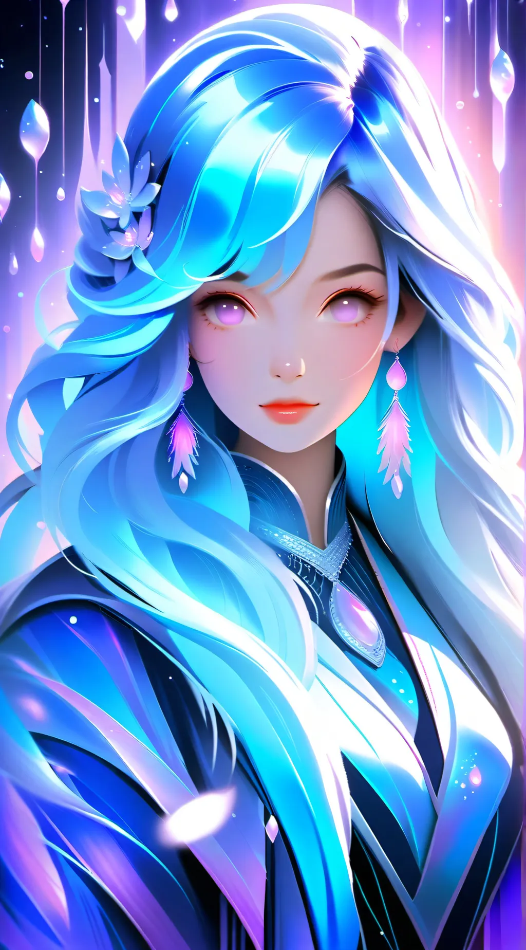 ai character: Icy queen background