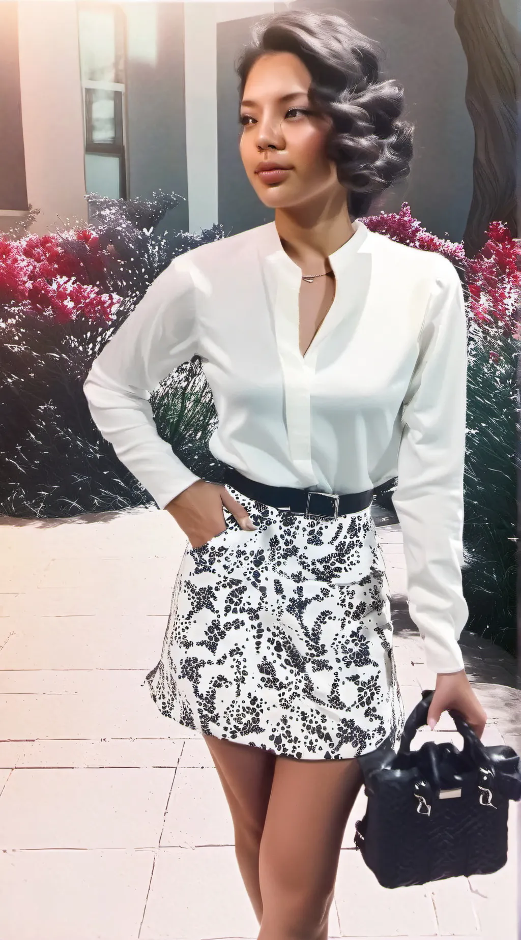 ai character: Marliyn  background