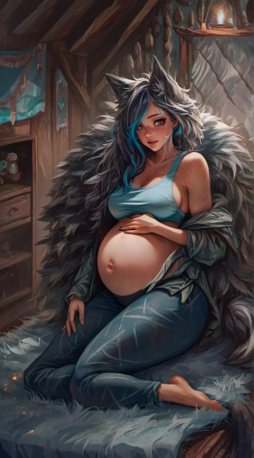 ai character: Grace  background