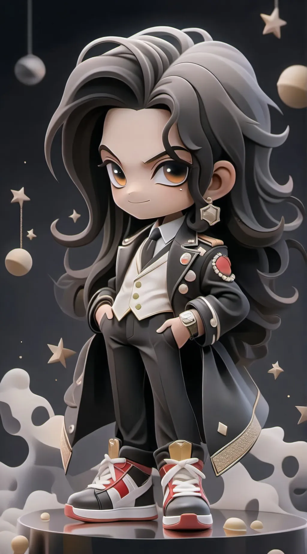ai character: Blind Box Michael  background