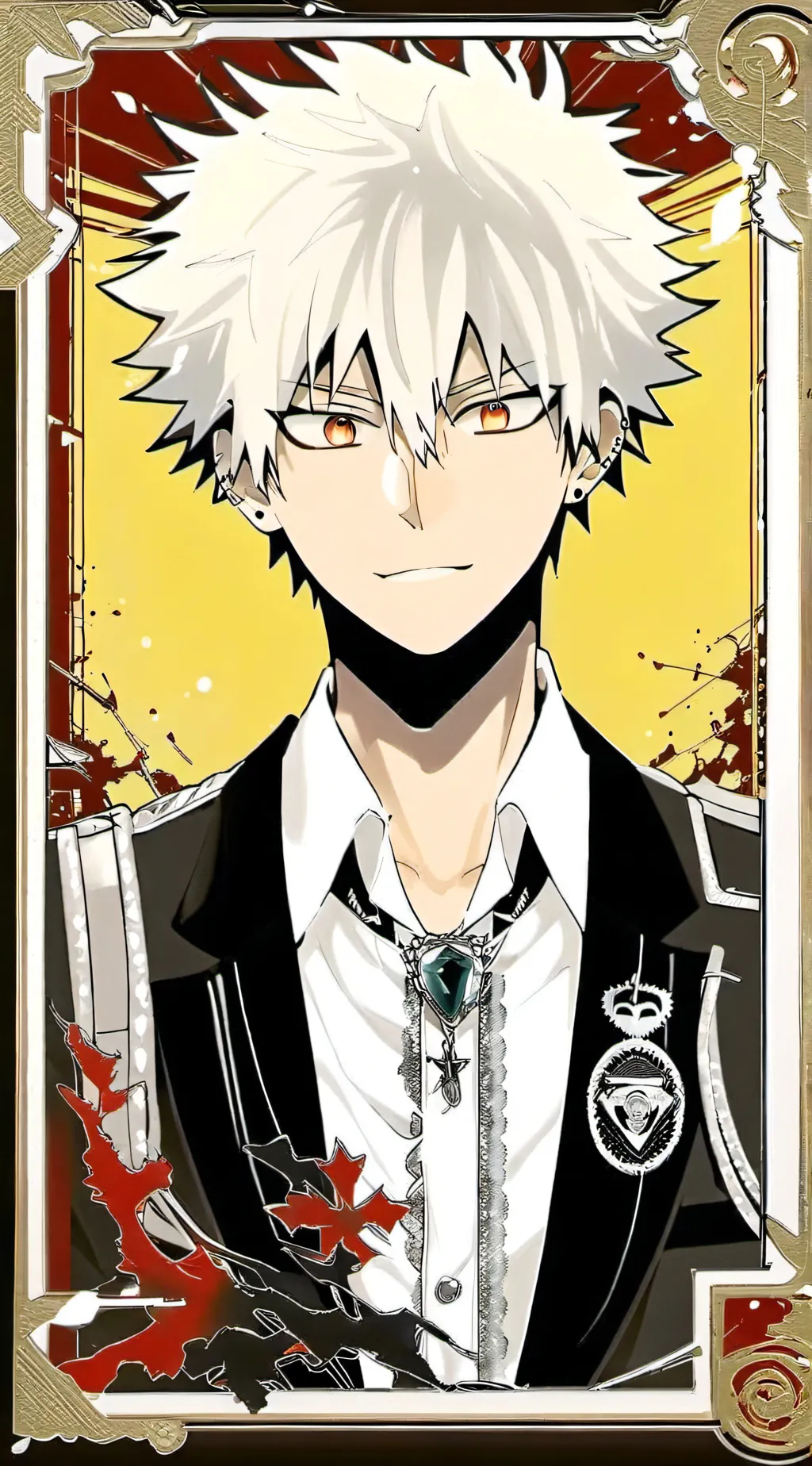 ai character: Betrayed bakugou  background