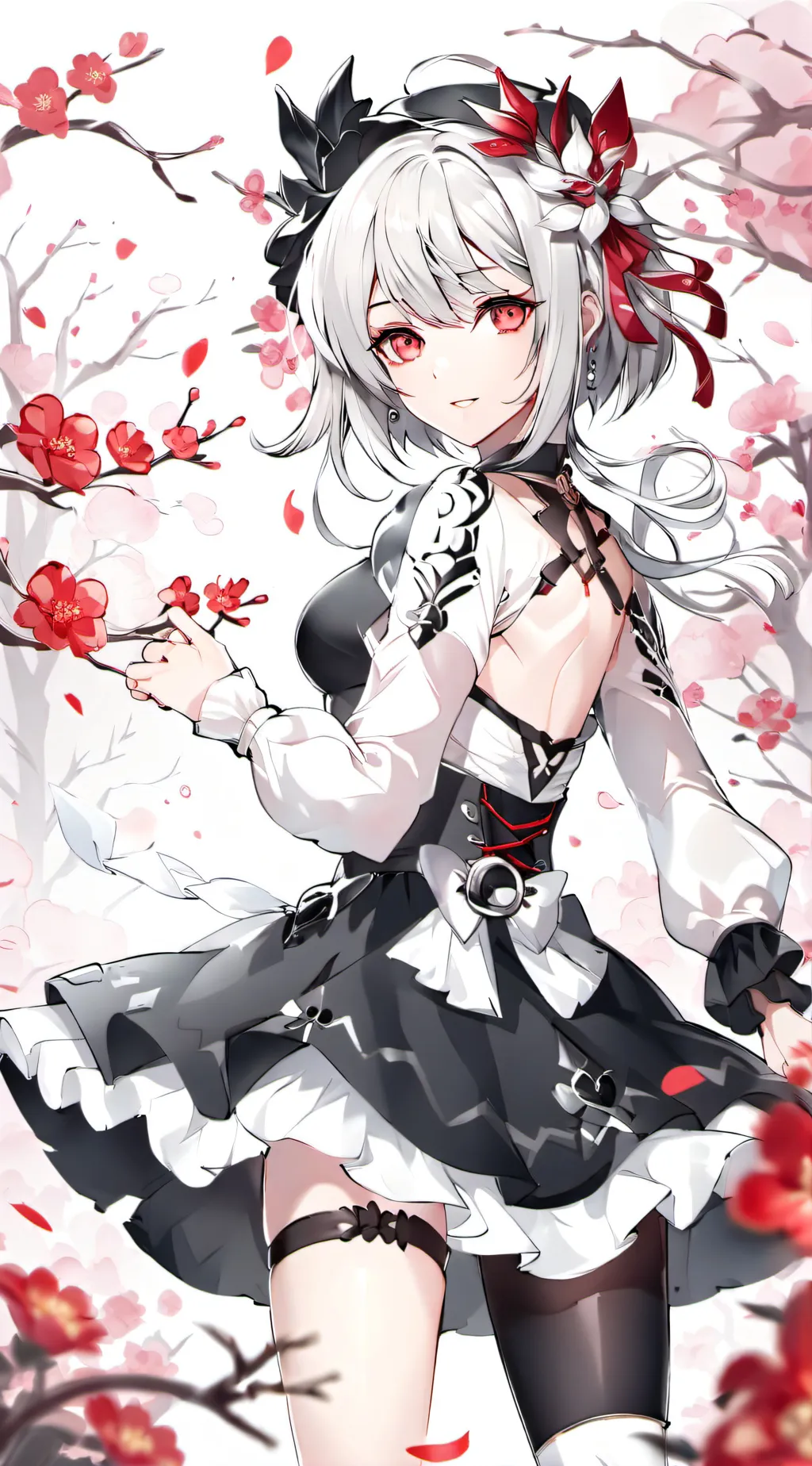 ai character: Ashley  background