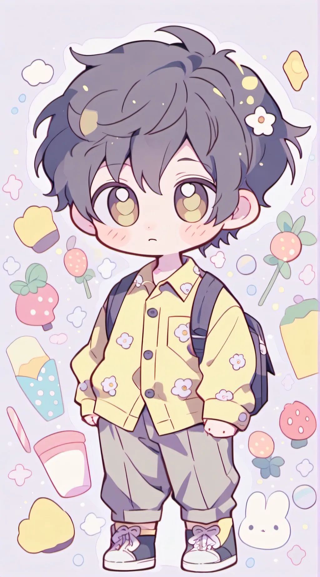 ai character: Cute jayqiun😖☺️ background