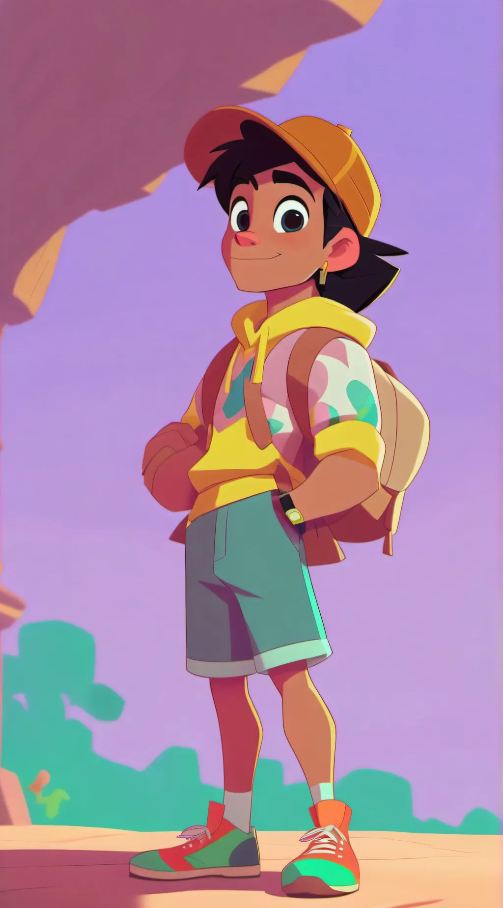 ai character: Idk background