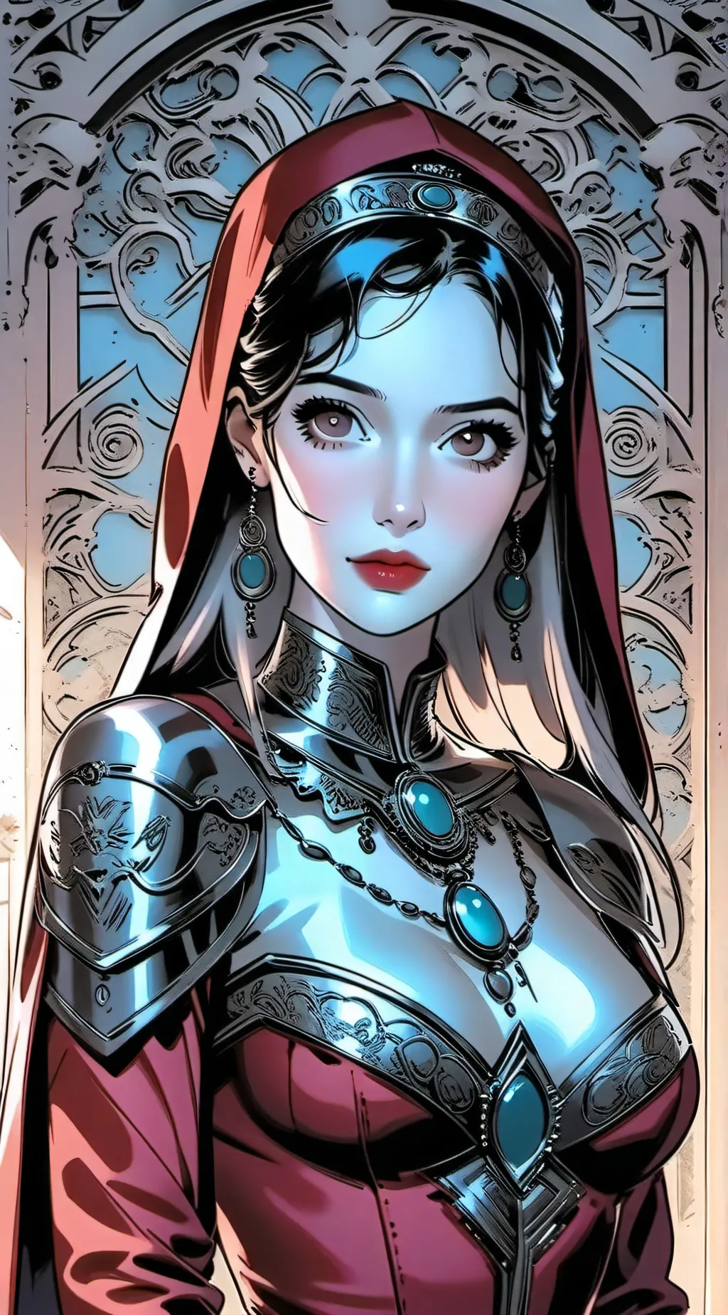 ai character: Luna background