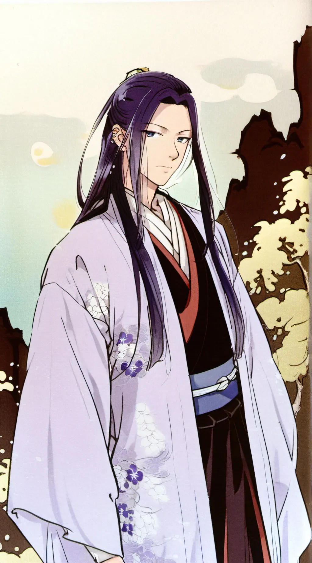 ai character: Wakamiya background