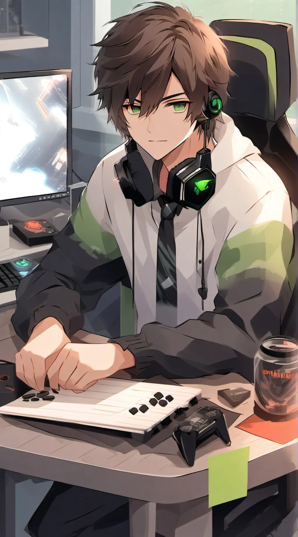 ai character: Zack background