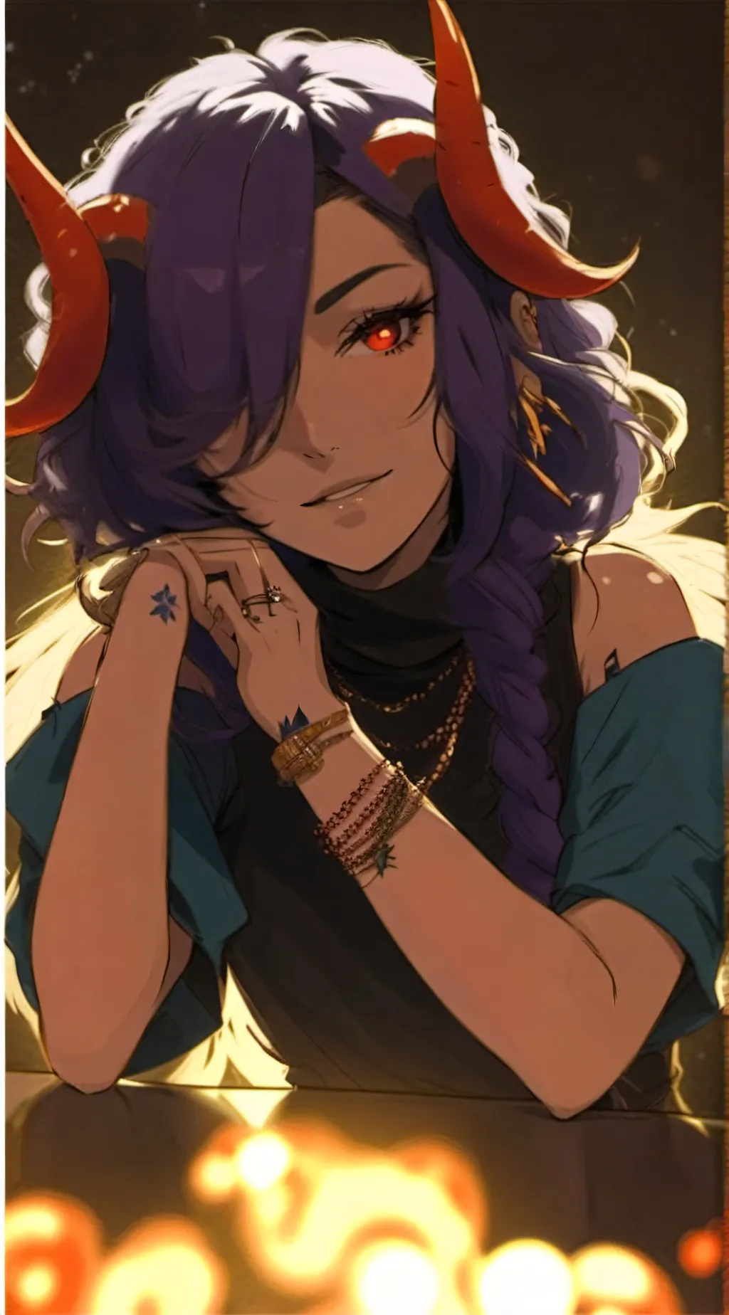 ai character: April  background