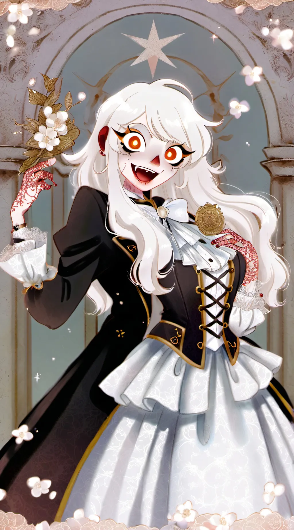 ai character: angle  background