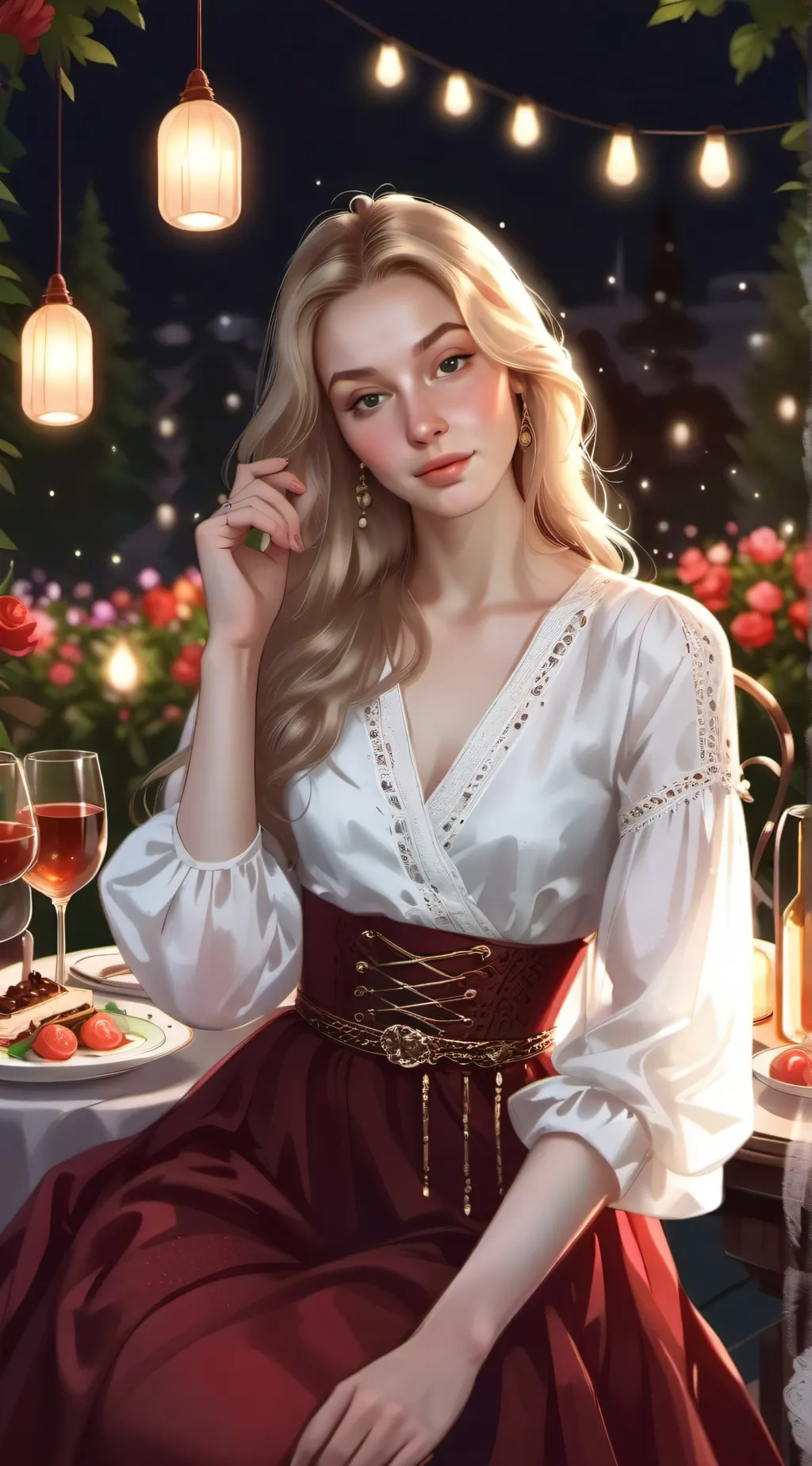 ai character: amanda background