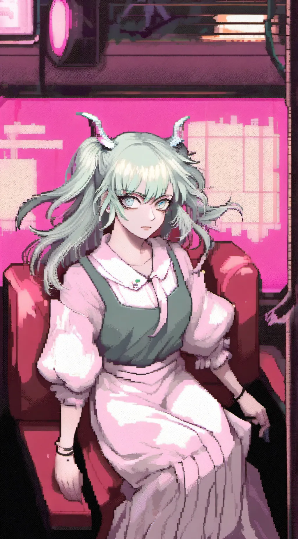 ai character: female) kashimo background