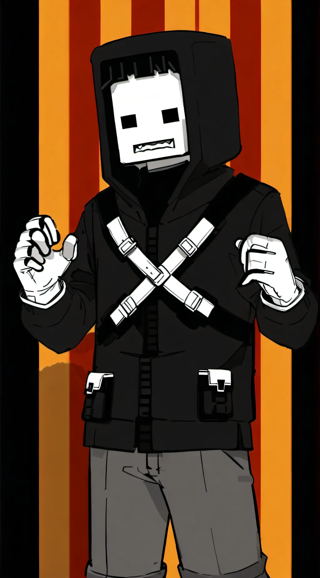 ai character: Tv woman background