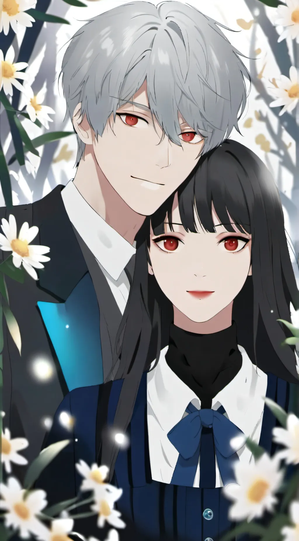 ai character: Anna and Alex  background