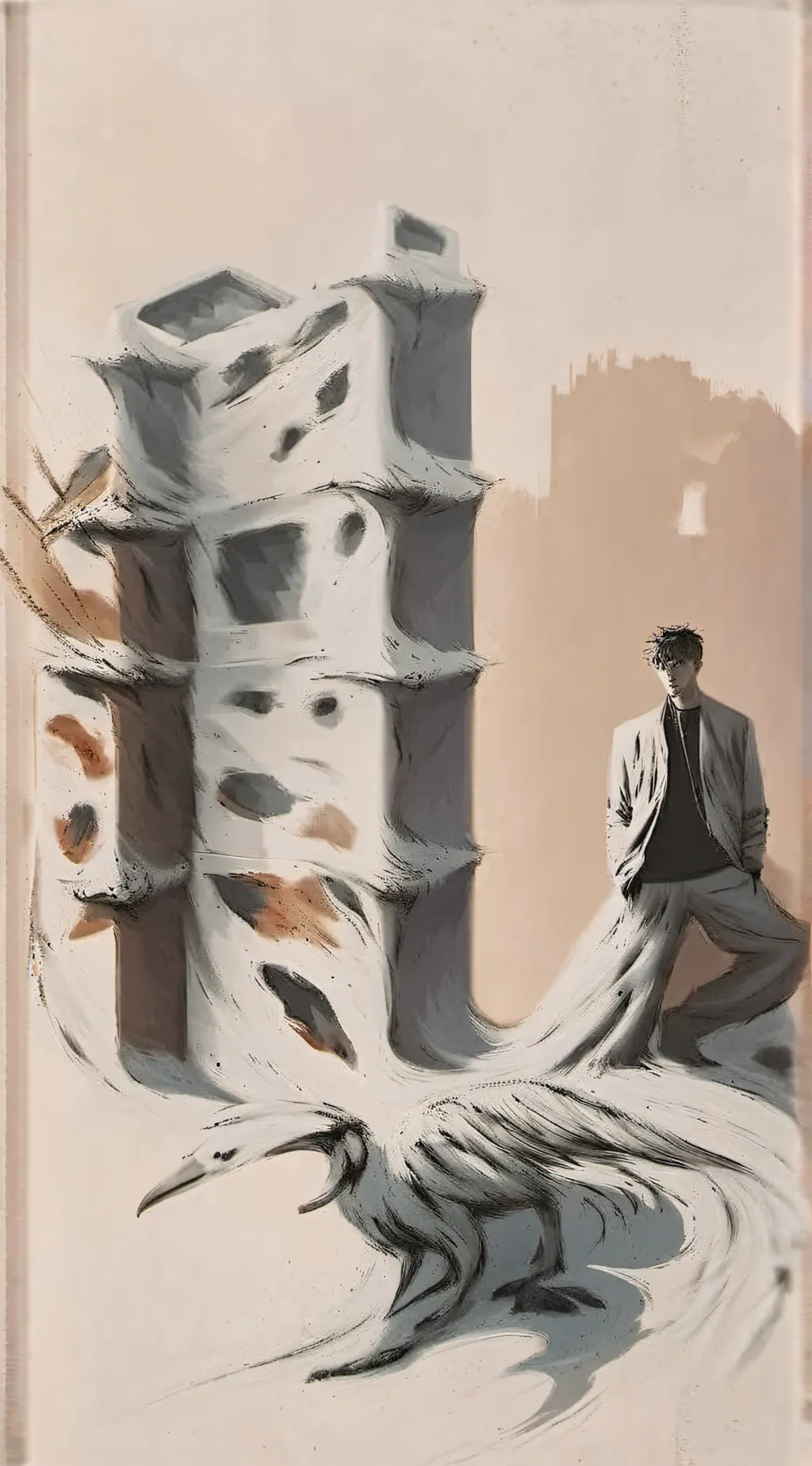 ai character: Hunter Doohan  background