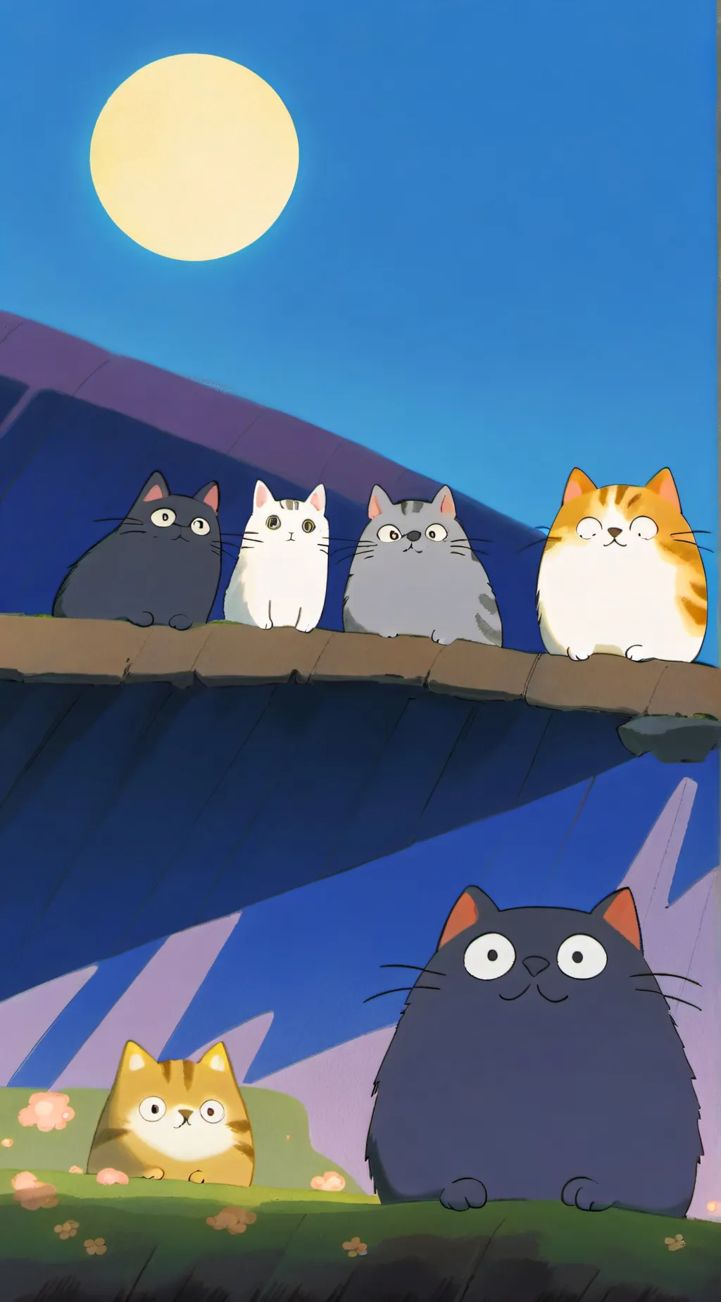 ai character: Cat background