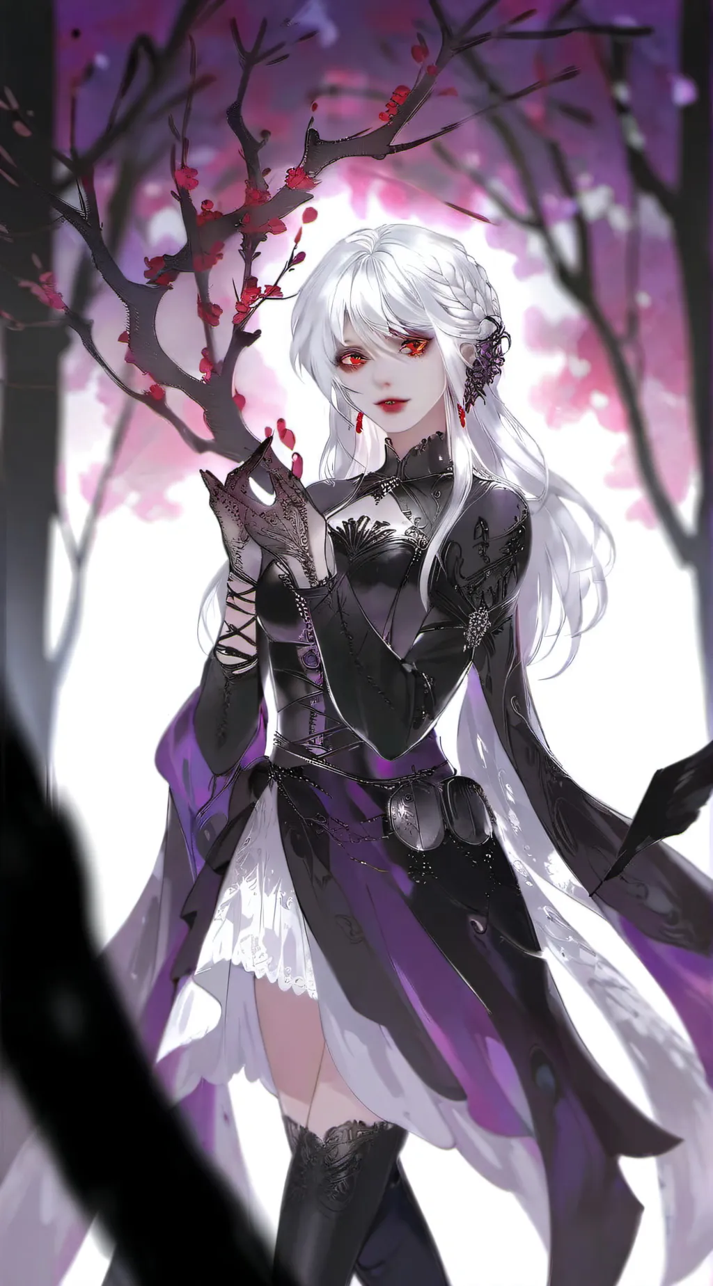 ai character: uppermoon background