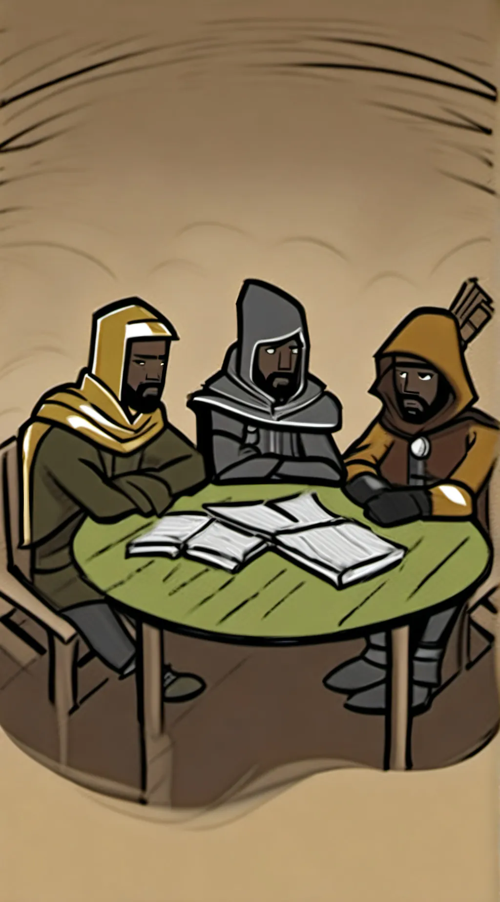 ai character: The old general  background