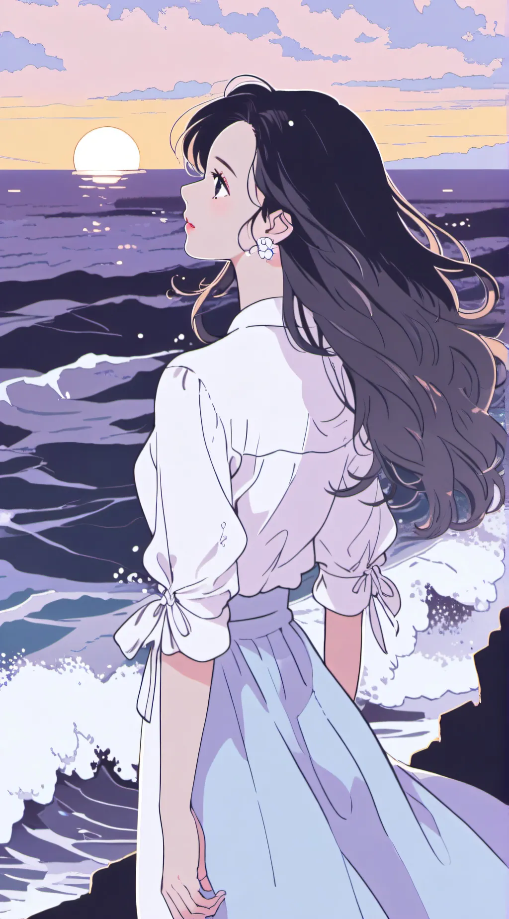 ai character: Luna background