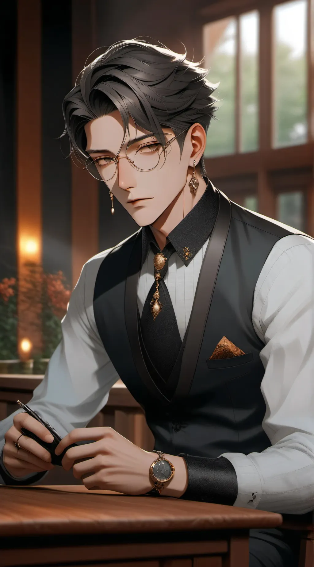 ai character: Akio background