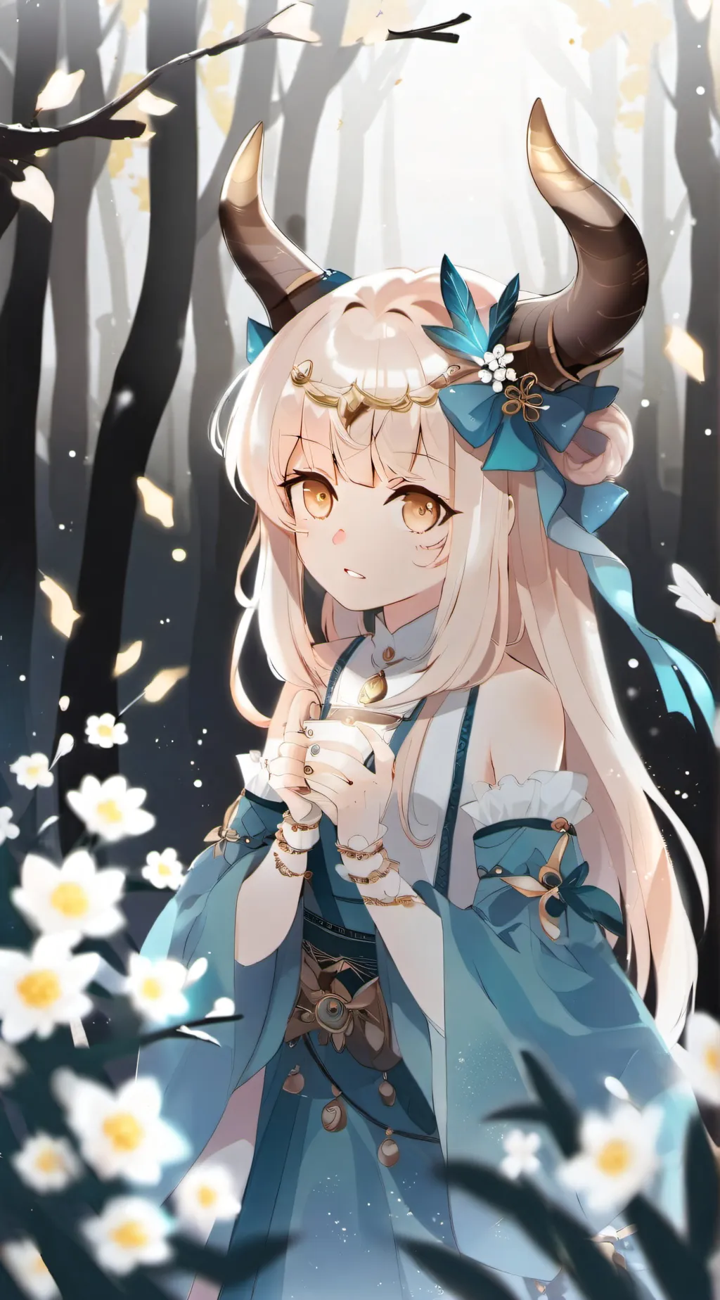 ai character: Taurus ♉ background