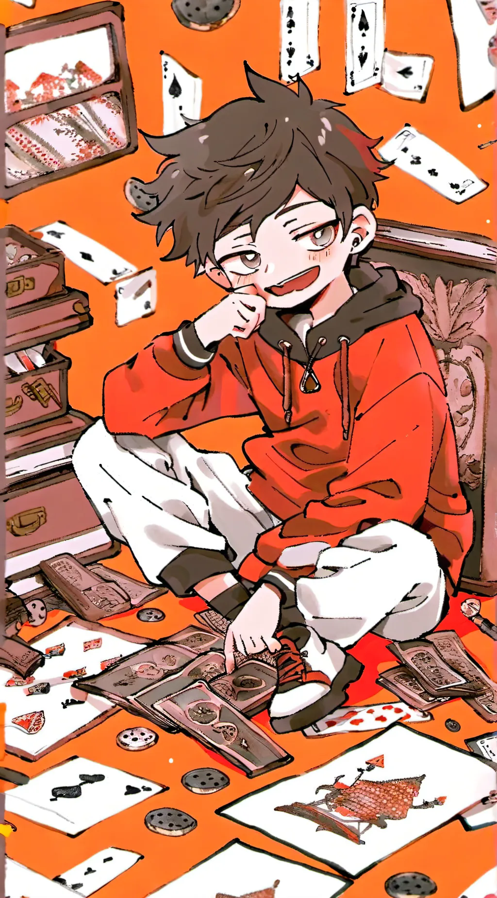 ai character: —~~kid Edd~~— background